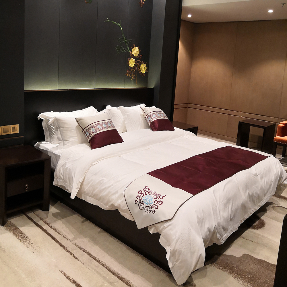 2019 Fashion Deluxe Sheraton Resort Коммерческий деревянный отель мебель спальни
